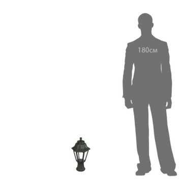 Уличный фонарь Fumagalli Mikrolot/Anna E22.110.000.AXE27-3