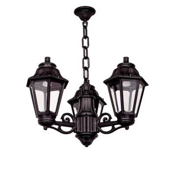 Уличный потолочный светильник Fumagalli Sichem/Anna 3L E22.120.S30.AXF1R