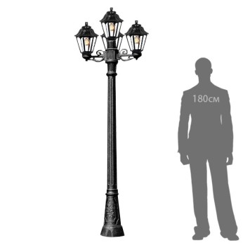 Уличный фонарь Fumagalli Gigi Bisso/Anna E22.156.S31.AXE27-5