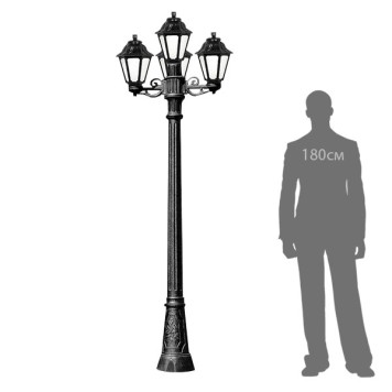 Уличный фонарь Fumagalli Gigi Bisso/Anna E22.156.S31.AYE27-5