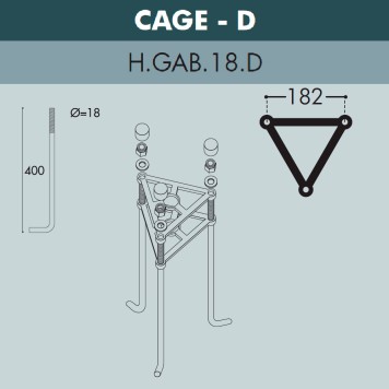 Уличный фонарь Fumagalli Ektor 4000/Remo R50.372.000.LXE27-8