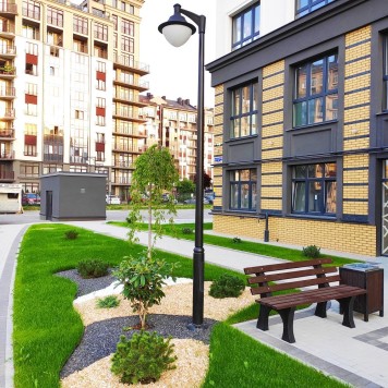 Уличный фонарь Fumagalli EKTOR 4000/MIDIPILAR/VIVI 1L LED-HIP V50.372.A10.AXH27-2