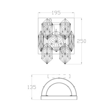 Бра Garda Decor 20MB3273-2-3