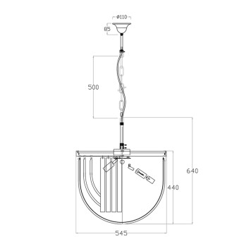 Люстра Garda Decor 20MD3279-6-3