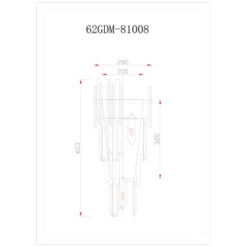 Бра Garda Decor 62GDM-81008-1
