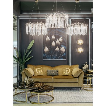 Люстра Garda Decor Капли 86-8035/800-2