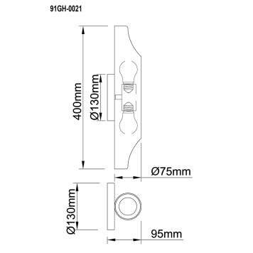 Бра Garda Decor 91GH-0021-1