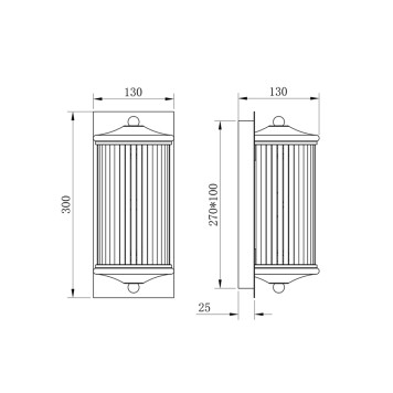 Бра Garda Decor K2KG0603W-2-1