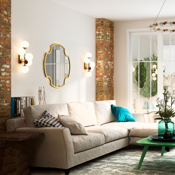 Бра Garda Decor Шары K2KM1105W-5-1