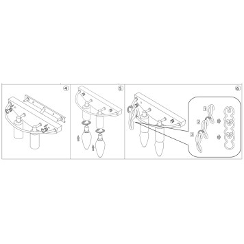 Бра Ideal Lux Alba Niagara AP2-4