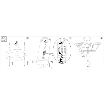 Светильник потолочный Ideal Lux Alba PL7-3