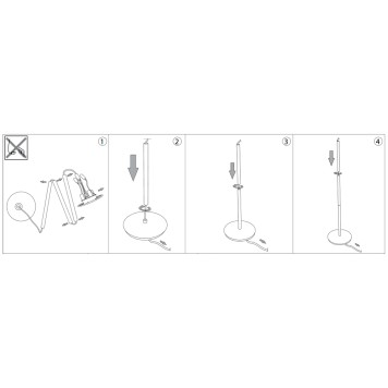 Торшер Ideal Lux Alba PT8-2