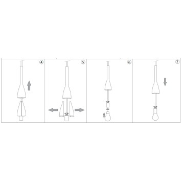 Люстра Ideal Lux Flut SP1 BIG BIANCO-3