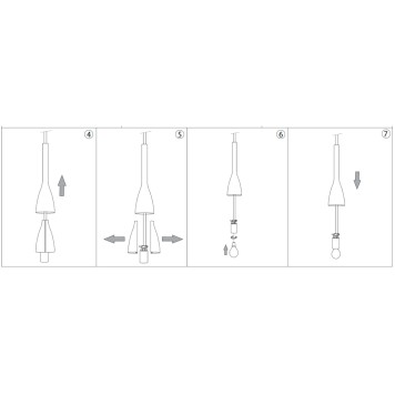 Люстра Ideal Lux Flut SP1 SMALL BIANCO-1
