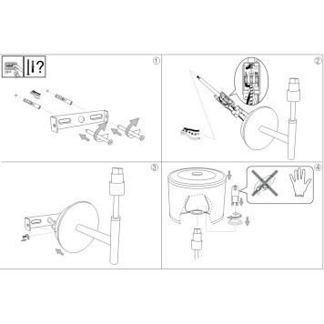 Бра Ideal Lux Frida AP1 RAME ANTICO-2