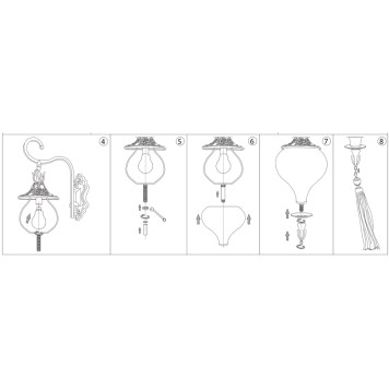 Бра Ideal Lux Harem AP1-1