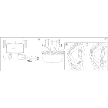 Люстра Ideal Lux Harem SP5-1