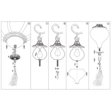 Люстра Ideal Lux Harem SP5-2