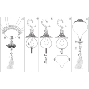 Люстра Ideal Lux Harem SP9-2