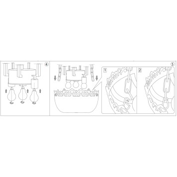 Люстра Ideal Lux Harem SP9-5