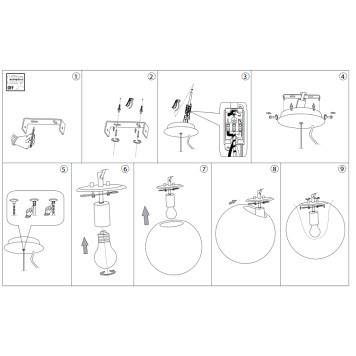 Люстра Ideal Lux Mapa BIANCO SP1 D20-4