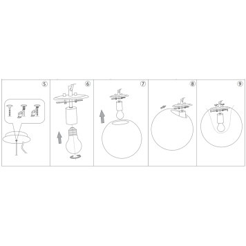 Люстра Ideal Lux Mapa BIANCO SP1 D30-4