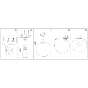 Люстра Ideal Lux Mapa BIANCO SP1 D50-3