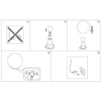 Лампа настольная Ideal Lux Mapa BIANCO TL1 D50-3