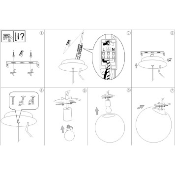 Люстра Ideal Lux Mapa FADE SP1 D20-2