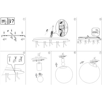 Люстра Ideal Lux Mapa FADE SP5-2