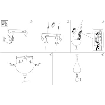 Люстра Ideal Lux Olimpia SP1 NERO-3