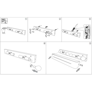 Бра Ideal Lux Posta AP4 CROMO-1