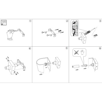 Бра Ideal Lux Puzzle AP1 BIANCO-2