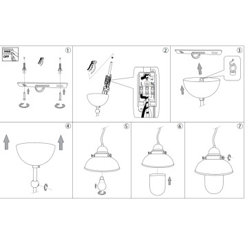 Люстра Ideal Lux Sailor SP1 D29 BRUNITO-6