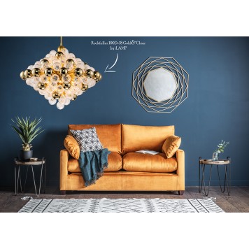 Люстра iLamp Rockfeller 100D-18 matt bronze-1