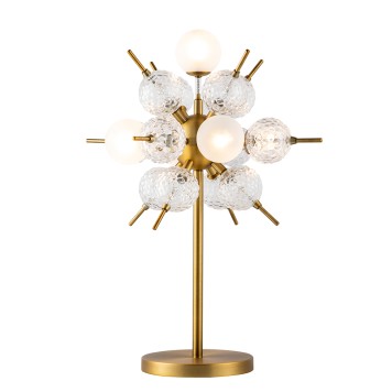 Лампа настольная iLamp Rockfeller 100T-5 matt bronze