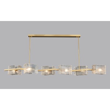 Люстра iLamp Dallas 2078-6L BR