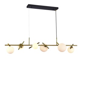 Люстра iLamp Golden 2134-6L BR+MBK