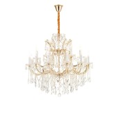 Люстра iLamp Diamond 6071-18 GD+CL