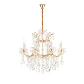 Люстра iLamp Diamond 6071-8 GD+CL