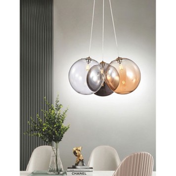 Люстра iLamp Drop 8110P/3 BR-MLT-1