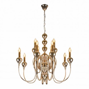 Люстра iLamp Lady 88003-10+5 GD-1