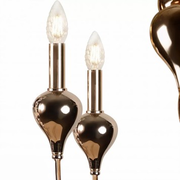 Люстра iLamp Lady 88003-10+5 GD-2