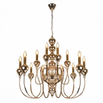 Люстра iLamp Lady 88003-10+5 GD