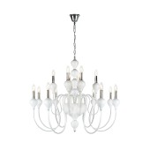 Люстра iLamp Lady 88003-10+5 WH