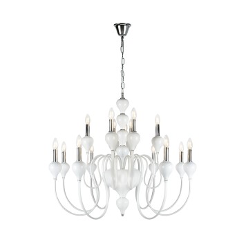 Люстра iLamp Lady 88003-10+5 WH