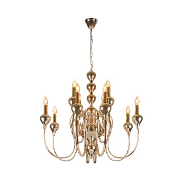 Люстра iLamp Lady 88003-8+4 GD-1