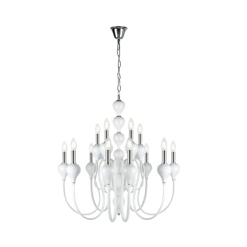 Люстра iLamp Lady 88003-8+4 WH