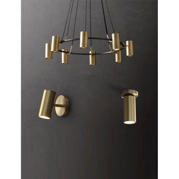 Светильник точечный iLamp Plum 8861C BR-BK-2