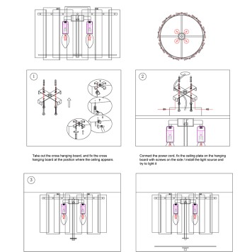 Светильник потолочный iLamp Manhattan C6315-D400 BR-18